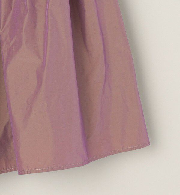 quaranciel「quaranciel:〈洗濯機可能〉ソリッド タフタ スカート」|フレア|