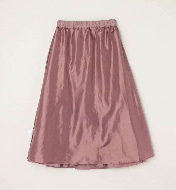 quaranciel「quaranciel:〈洗濯機可能〉ソリッド タフタ スカート」|フレア|