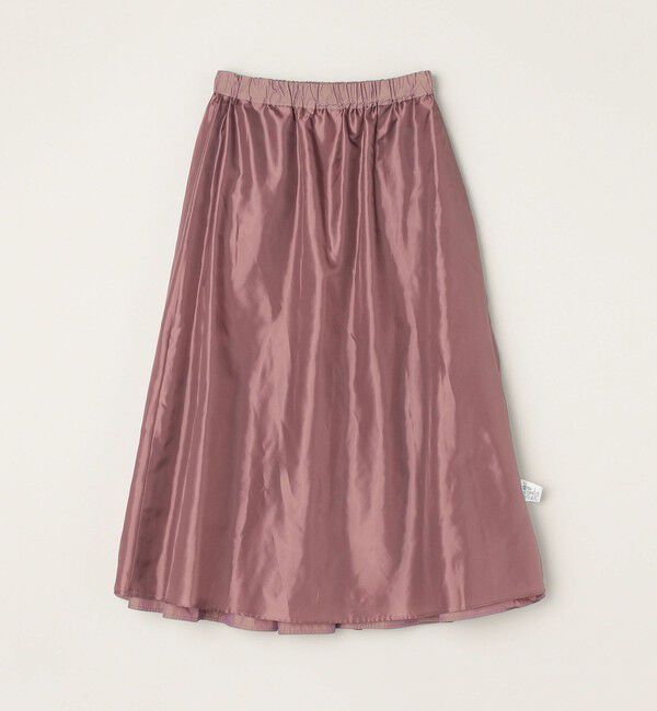 quaranciel「quaranciel:〈洗濯機可能〉ソリッド タフタ スカート」|フレア|