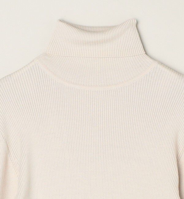 quaranciel「quaranciel:〈手洗い可能〉コットン タートルネック リブ ニット」|ニット・セーター|
