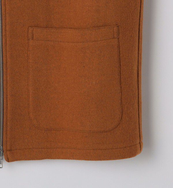 SHIPS「BATEAUX DE SHIPS: ボイルドウール ジップ ベスト」|ダウンベスト・ベスト|