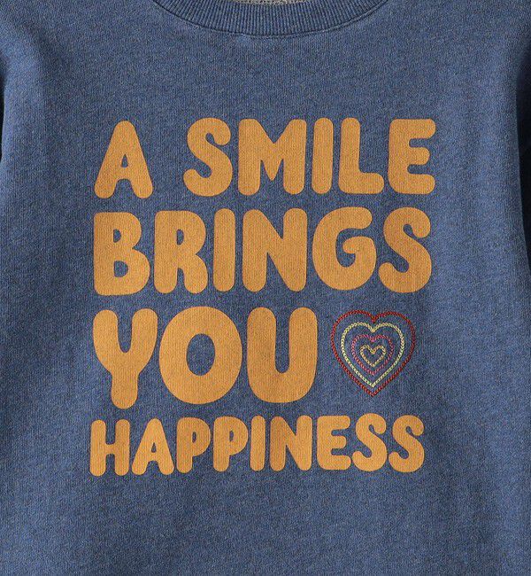 SHIPS KIDS「SHIPS KIDS:100～125cm / ガーゼ 裏毛 メッセージ スウェット」|スウェット・ジャージ|