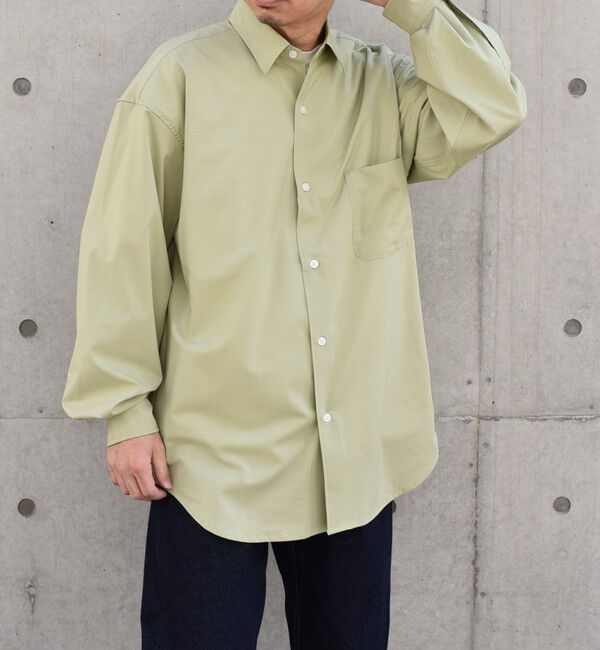 SHIPS any「SHIPS any: バンブー レーヨン バルーンスリーブ ドレープ オーバー シャツ ［BRIOS］◇」|シャツ・ブラウス|