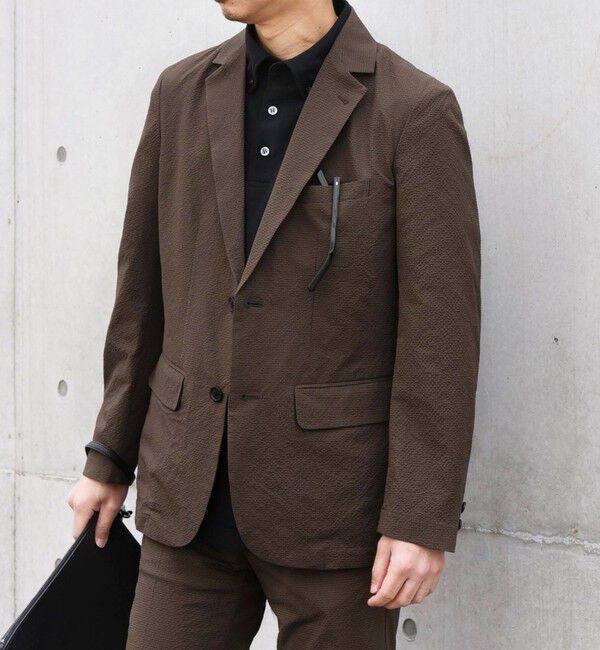 SHIPS any「SHIPS any: 〈撥水・軽量・ストレッチ〉SOLOTEX(R) シアサッカー  セットアップ スーツ◇」|スーツ|