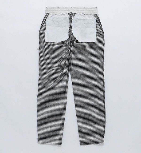 SHIPS「SHIPS: SOLOTEX(R) サフィランリネン ストライプ/チェック イージー パンツ」|チノ|