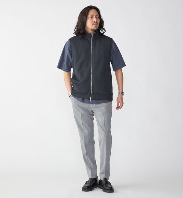 SHIPS「SHIPS: クォーターゲージ ハイジップ ベスト」|ダウンベスト・ベスト|