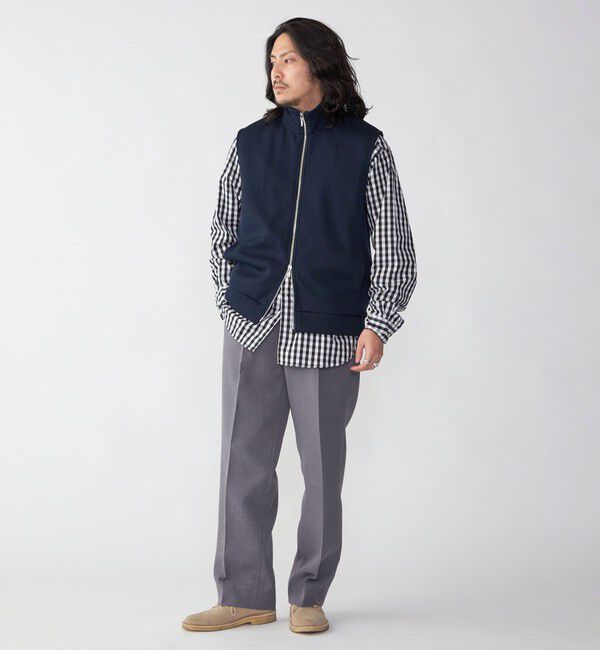 SHIPS「SHIPS: クォーターゲージ ハイジップ ベスト」|ダウンベスト・ベスト|