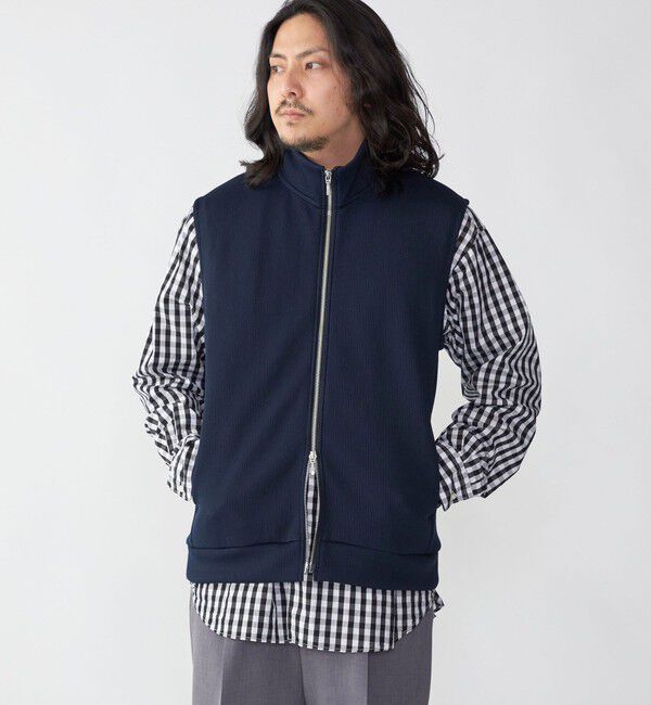 SHIPS「SHIPS: クォーターゲージ ハイジップ ベスト」|ダウンベスト・ベスト|