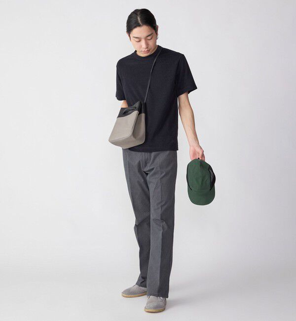 SHIPS「SHIPS:〈抗菌・防臭〉PLA ポリ乳酸 パイル クルーネック Tシャツ」|Tシャツ・カットソー|