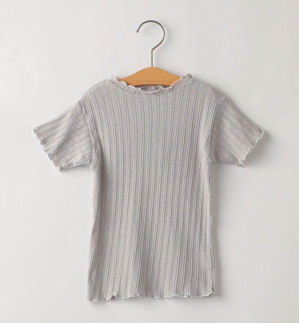 SHIPS KIDS「SHIPS KIDS:100～130cm / メロウ 半袖 TEE」|Tシャツ・カットソー|ライトグレー