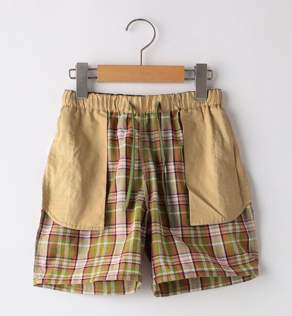 SHIPS KIDS「SHIPS KIDS:100～130cm / コットン チェック ショート パンツ」|その他|