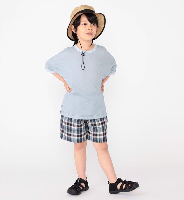 SHIPS KIDS「SHIPS KIDS:100～130cm / コットン チェック ショート パンツ」|その他|