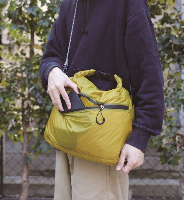 SHIPS any「nahe: ネーエ ドライ バッグ L 2WAY (エコバッグ / サブバッグ)」|エコバッグ|イエロー