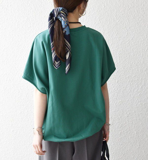 SHIPS any「SHIPS any:〈洗濯機可能〉インレイ コクーン ショートスリーブ プルオーバー」|Tシャツ・カットソー|