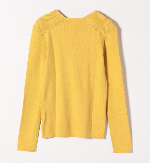 quaranciel「quaranciel:〈手洗い可能〉コットン スクエアネック リブ ニット」|ニット・セーター|