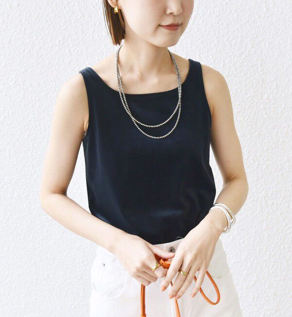 SHIPS for women「〈手洗い可能〉スクエア ネック タンクトップ」|タンクトップ|