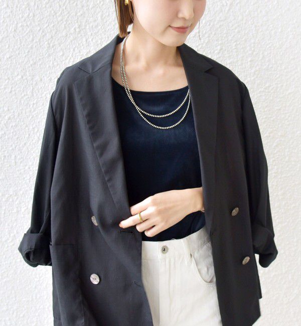 SHIPS for women「〈手洗い可能〉スクエア ネック タンクトップ」|タンクトップ|