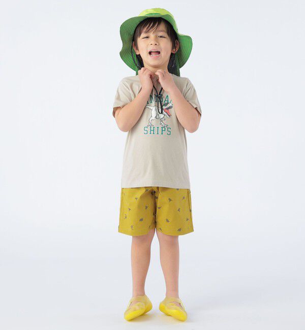 SHIPS KIDS「SHIPS KIDS:〈UVカット/撥水/吸水速乾〉サファリ ハット」|ハット|