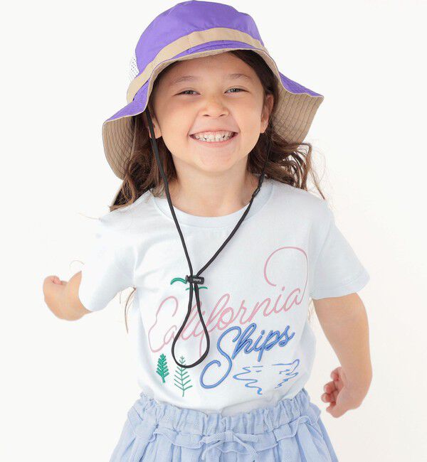SHIPS KIDS「SHIPS KIDS:〈UVカット/撥水/吸水速乾〉サファリ ハット」|ハット|