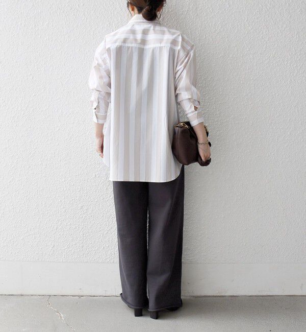 SHIPS any「SHIPS any:〈洗濯機可能〉REPREVE レギュラーカラー ルーズ ポケット シャツ」|シャツ・ブラウス|