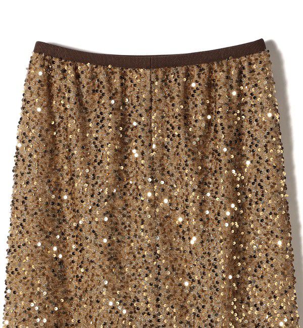 SHIPS for women「〈手洗い可能〉スパンコール Iライン スカート」|スカート|