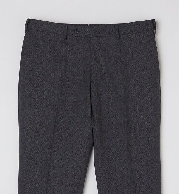 SHIPS「SHIPS:〈FUNCTION/洗濯機可能〉ウォッシャブル バーズアイ スラックス(セットアップ対応)」|スラックス|