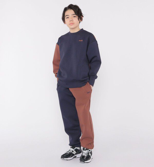 SHIPS KIDS「SHIPS KIDS:140～160cm / 2トーン スウェット パンツ」|その他|