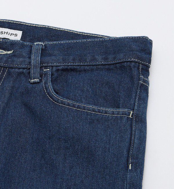 SHIPS「BATEAUX DE SHIPS: 5ポケット ストレート デニム パンツ」|デニム|
