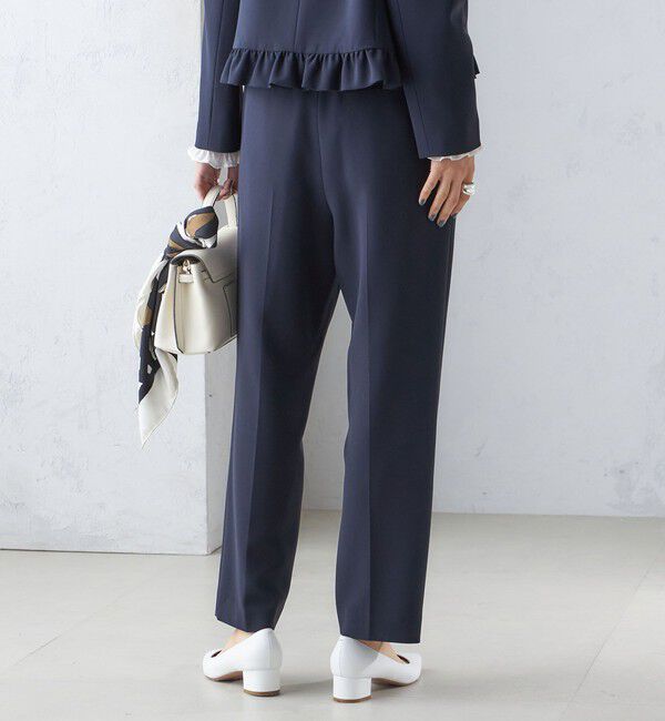 SHIPS for women「〈手洗い可能〉トリアセテート混 テーパード パンツ（セットアップ対応）」|その他|