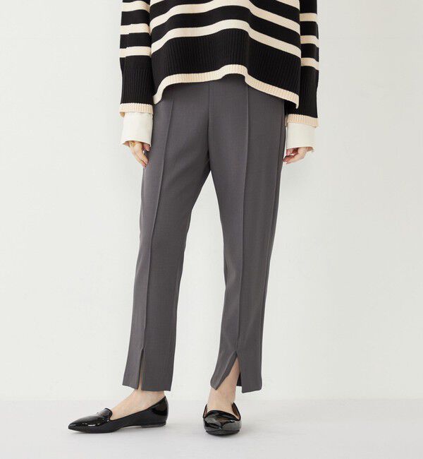 SHIPS Colors 「SHIPS Colors:〈手洗い可能〉ピンタック フロントスリット パンツ」|その他|