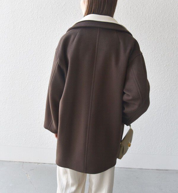 SHIPS any「SHIPS any: ウール コクーン テーラード ショート コート 25AW」|その他|