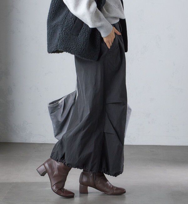 SHIPS for women「【SHIPS別注】M53:〈手洗い可能〉ミリタリー ファティーグ スカート」|スカート|