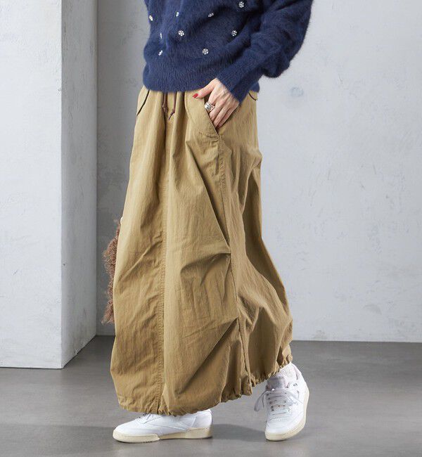 SHIPS for women「【SHIPS別注】M53:〈手洗い可能〉ミリタリー ファティーグ スカート」|スカート|