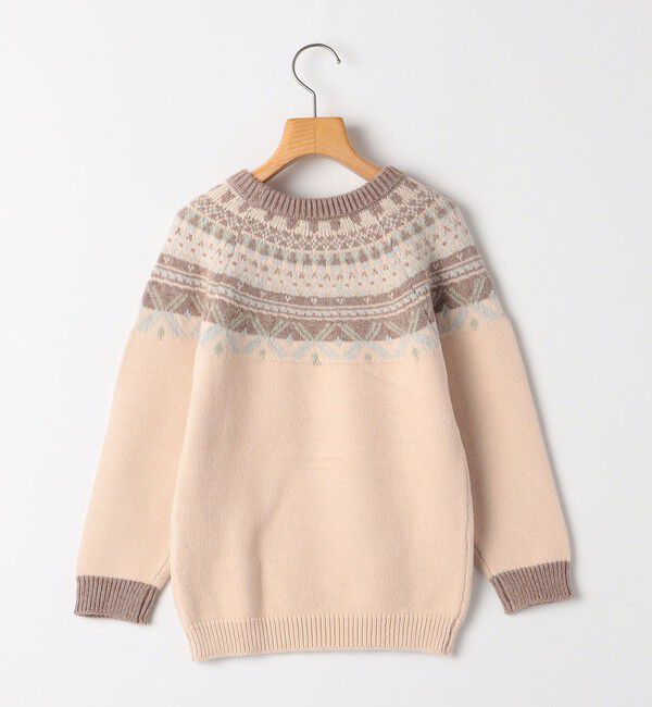 SHIPS KIDS「SHIPS KIDS:80～90cm /〈洗濯機可能〉フェアアイル ニット」|ニット・セーター|