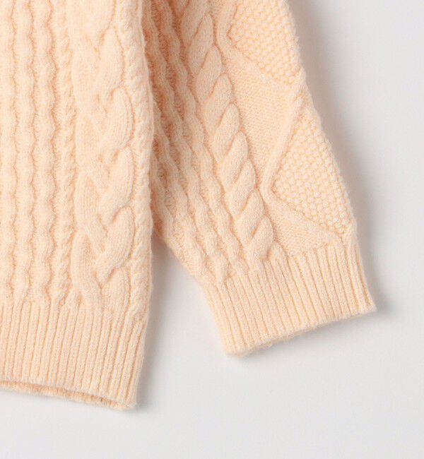 SHIPS KIDS「SHIPS KIDS:80～90cm /〈洗濯機可能〉ケーブル ニット」|ニット・セーター|