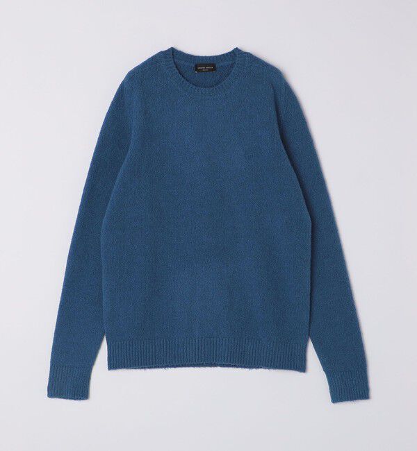 SHIPS「roberto collina: GIROCOLLO BOUCLE CREW NECK」|ニット・セーター|ブルー系