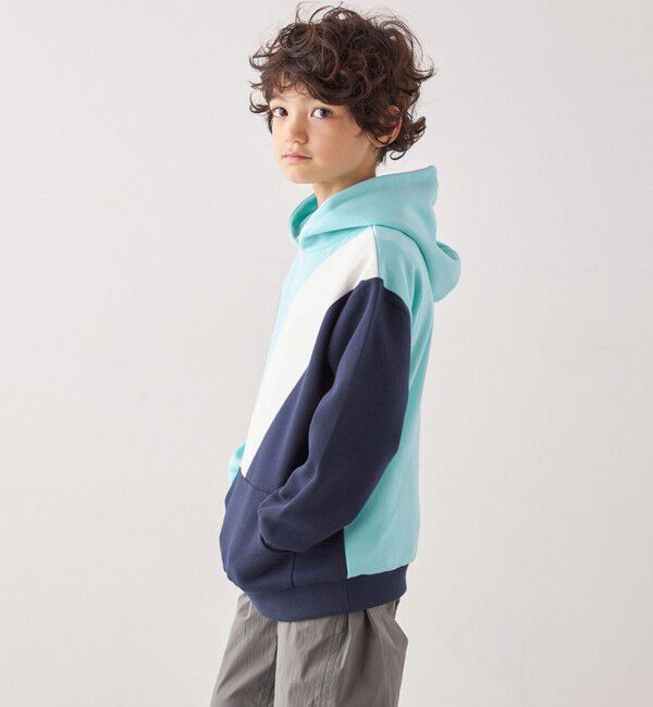 SHIPS any「SHIPS any:〈洗濯機可能〉デザイン ポンチ プルオーバー パーカー <KIDS>◇」|パーカー|