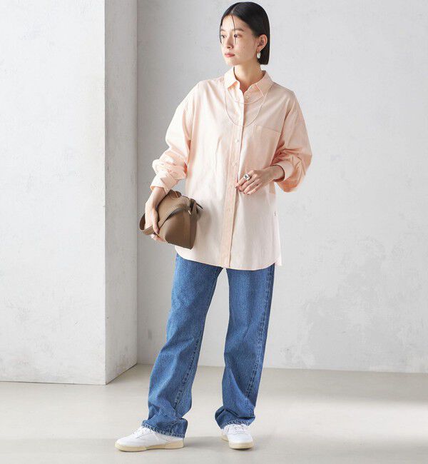 SHIPS for women「〈洗濯機可能〉ピン オックス 刺繍 シャツ」|シャツ・ブラウス|