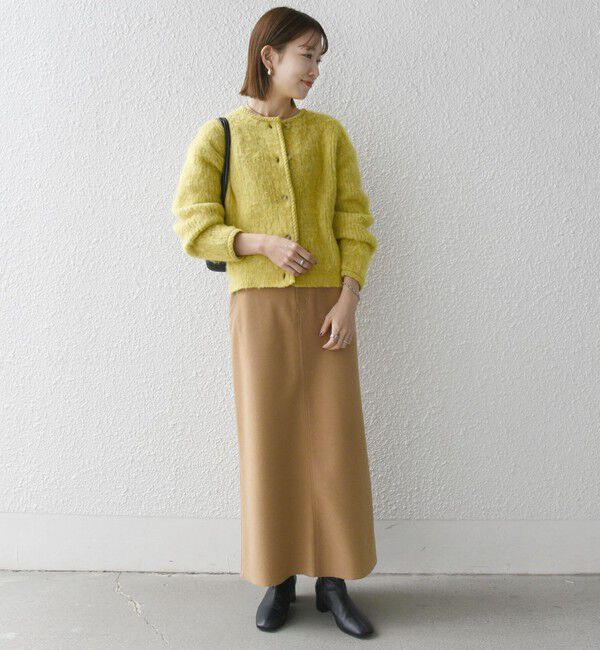 SHIPS any「SHIPS any:〈手洗い可能〉シャギー クルーネック ニット カーディガン」|カーディガン|