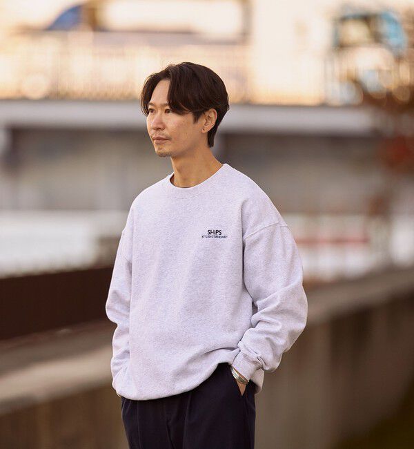 SHIPS「【WEB限定】SHIPS: SCREEN STARS(R) STYLISH STANDARD ロゴ 刺繍 スウェット」|スウェット・ジャージ|