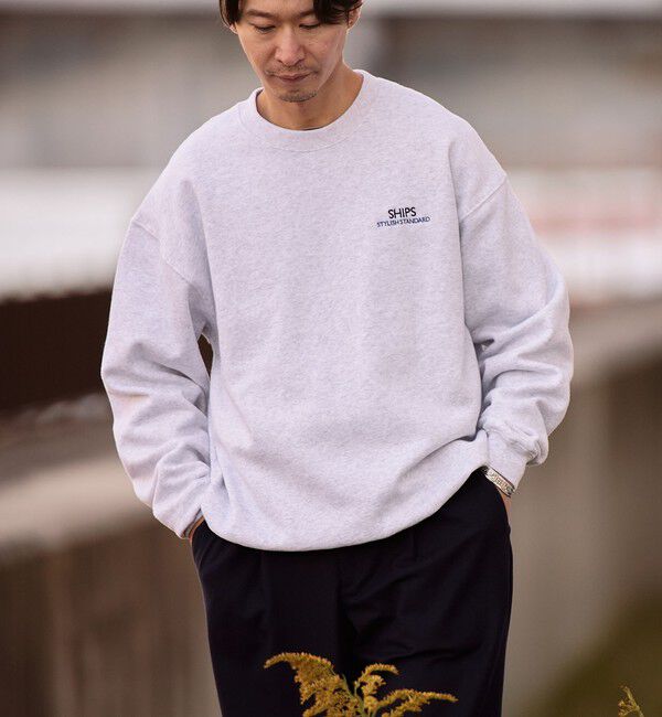 SHIPS「【WEB限定】SHIPS: SCREEN STARS(R) STYLISH STANDARD ロゴ 刺繍 スウェット」|スウェット・ジャージ|