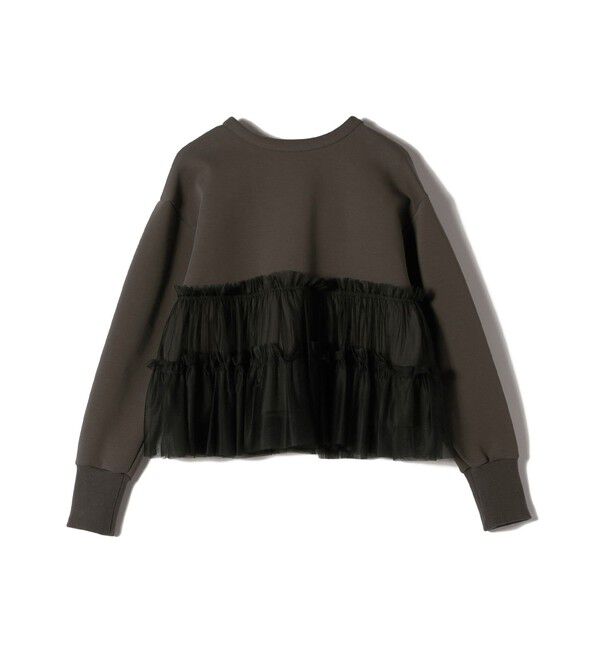 SHIPS for women「【WEB限定】 〈手洗い可能〉ダンボール &times; チュール ジップ 羽織」|その他|