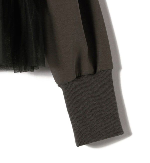 SHIPS for women「【WEB限定】 〈手洗い可能〉ダンボール &times; チュール ジップ 羽織」|その他|