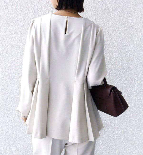 SHIPS for women「ダブル クロス ブラウス（セレモニー対応可）」|シャツ・ブラウス|