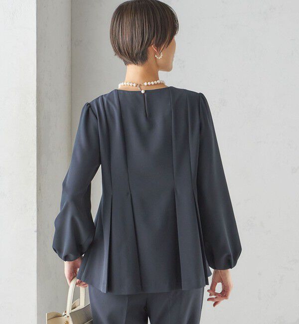 SHIPS for women「ダブル クロス ブラウス（セレモニー対応可）」|シャツ・ブラウス|