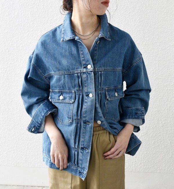 SHIPS any「《一部追加予約》SHIPS any:〈洗濯機可能〉デニム ジャケット［SHIPS any DENIM］」|デニムジャケット|ブルー