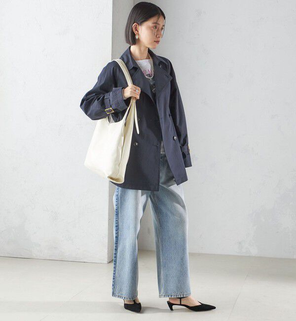 SHIPS for women「BEAURE:パーティション レザー バッグ 大」|トートバッグ|