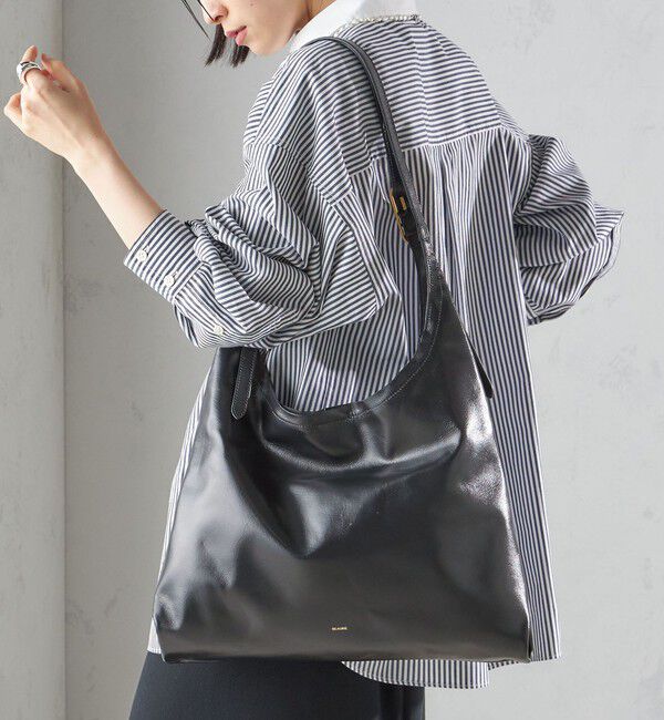 SHIPS for women「BEAURE:パーティション レザー バッグ 大」|トートバッグ|