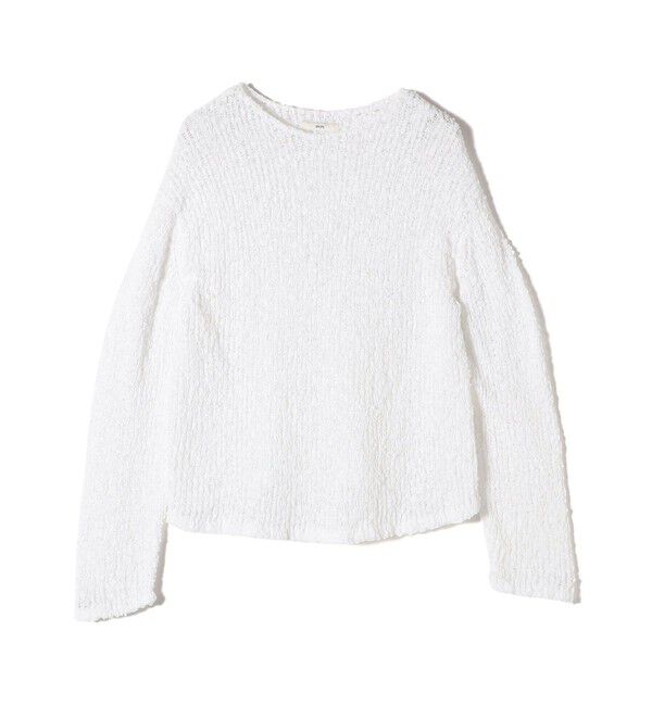 SHIPS for women「〈手洗い可能〉ループヤーン ボートネック プルオーバー」|ニット・セーター|