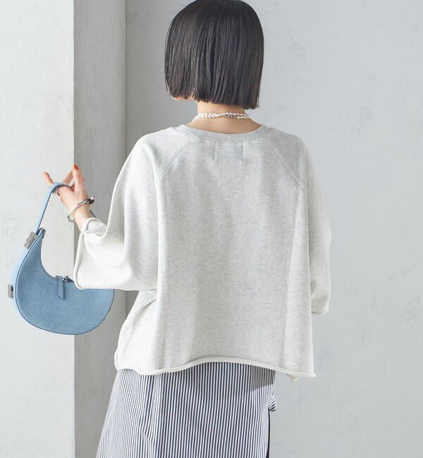 SHIPS for women「【SHIPS別注】〈洗濯機可能〉J.J MERCER:別注 7分袖 プリント スウェット」|スウェット・ジャージ|